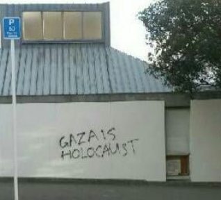 anti-Semitic graffiti