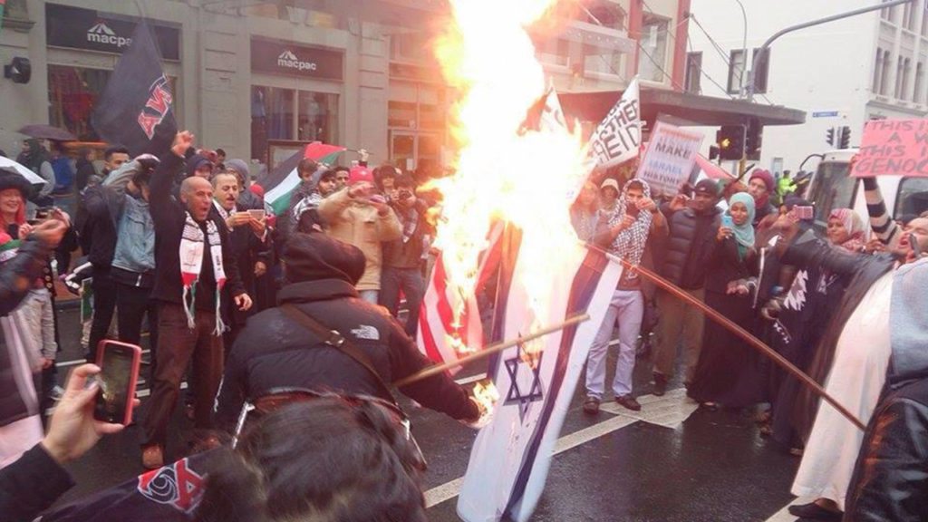 Israel-Flag-Burning-Auckland-Genocide-Apartheid-2014.jpg