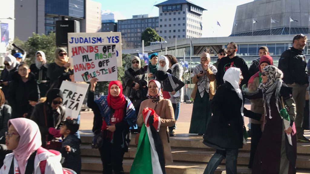 Auckland Al-Aqsa protest
